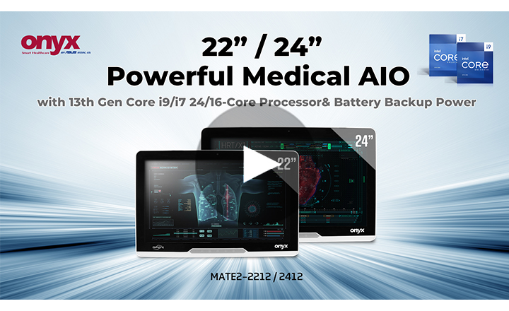 22”/ 24” Powerful Medical Panel PC with 13th Gen Core i9/i7 24/16-Core Processor & Battery Backup Power