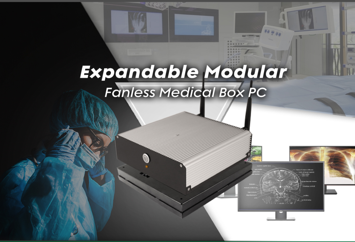  Expandable Modular Fanless Medical Box PC