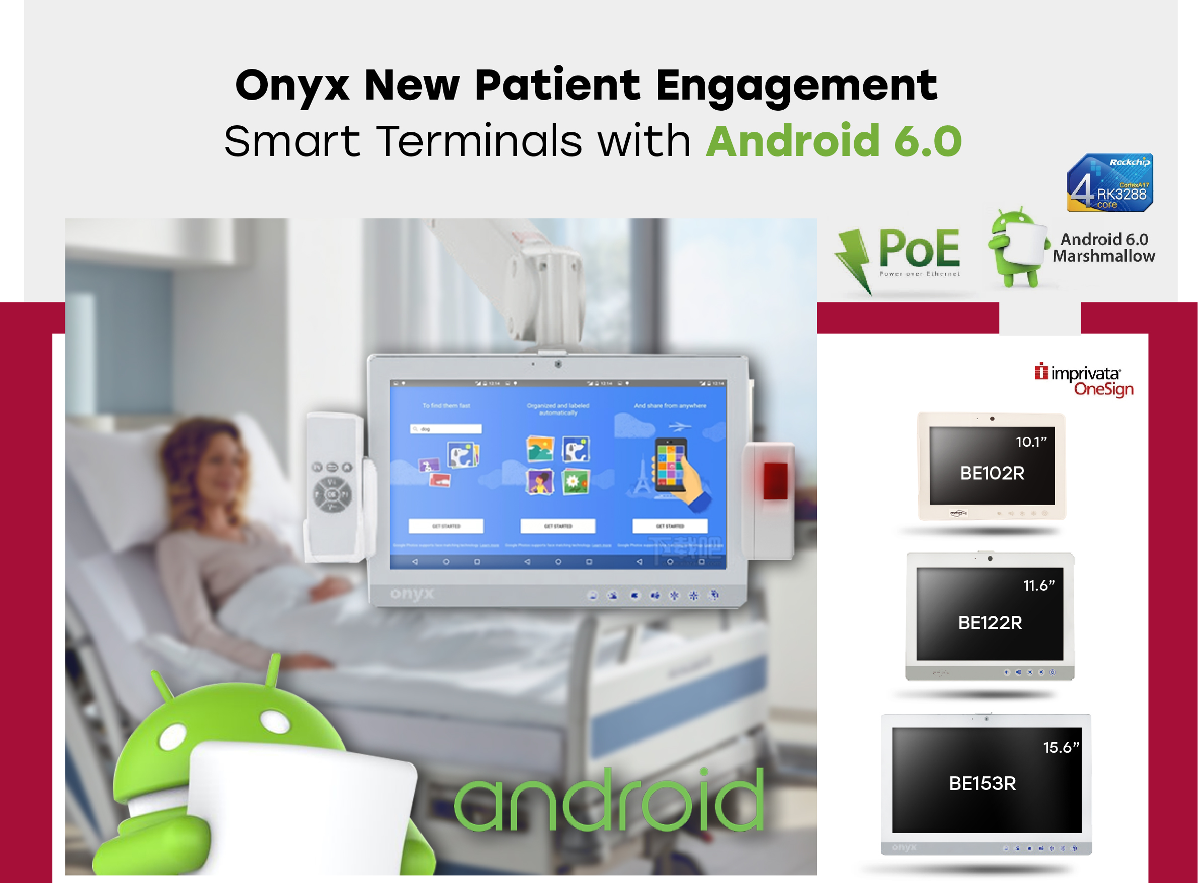 Onyx New Patient Engagement  Smart Terminals with Android 6.0